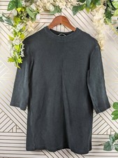 Reformation Black Cotton Ribbed Long Sleeve Dress? Tunic? Size XS