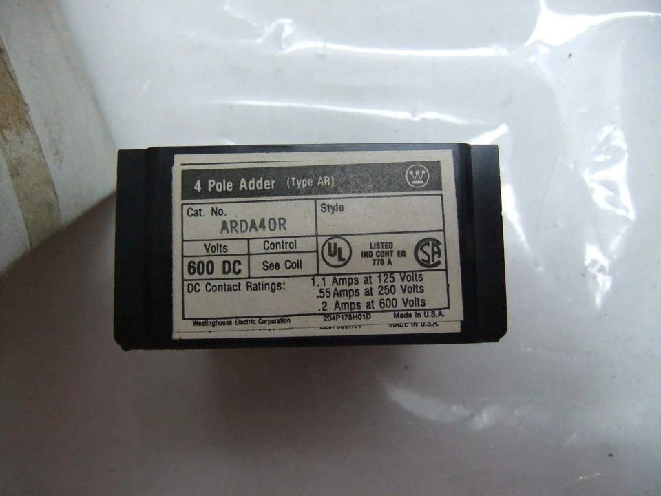 Adder de 4 polos Westinghouse DC ARDA40R Foto 3 de 3