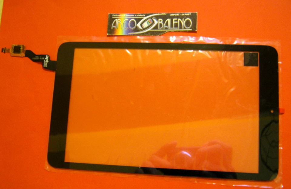 TOUCH SCREEN +VETRO ALCATEL per PIXI 8" 3G 9005X RICAMBIO ONE TOUCH OT NERO