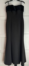Women’s Eliza J Off the Shoulder Scuba Material Sheath Dress Black - Size 12