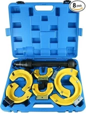 Macpherson Strut Coil Spring Compressor Kit Interchangeable Fork Extractor Tool