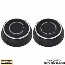1Pair Volume Control Knob Right+Left Front For Porsche Cayenne Macan Boxster New