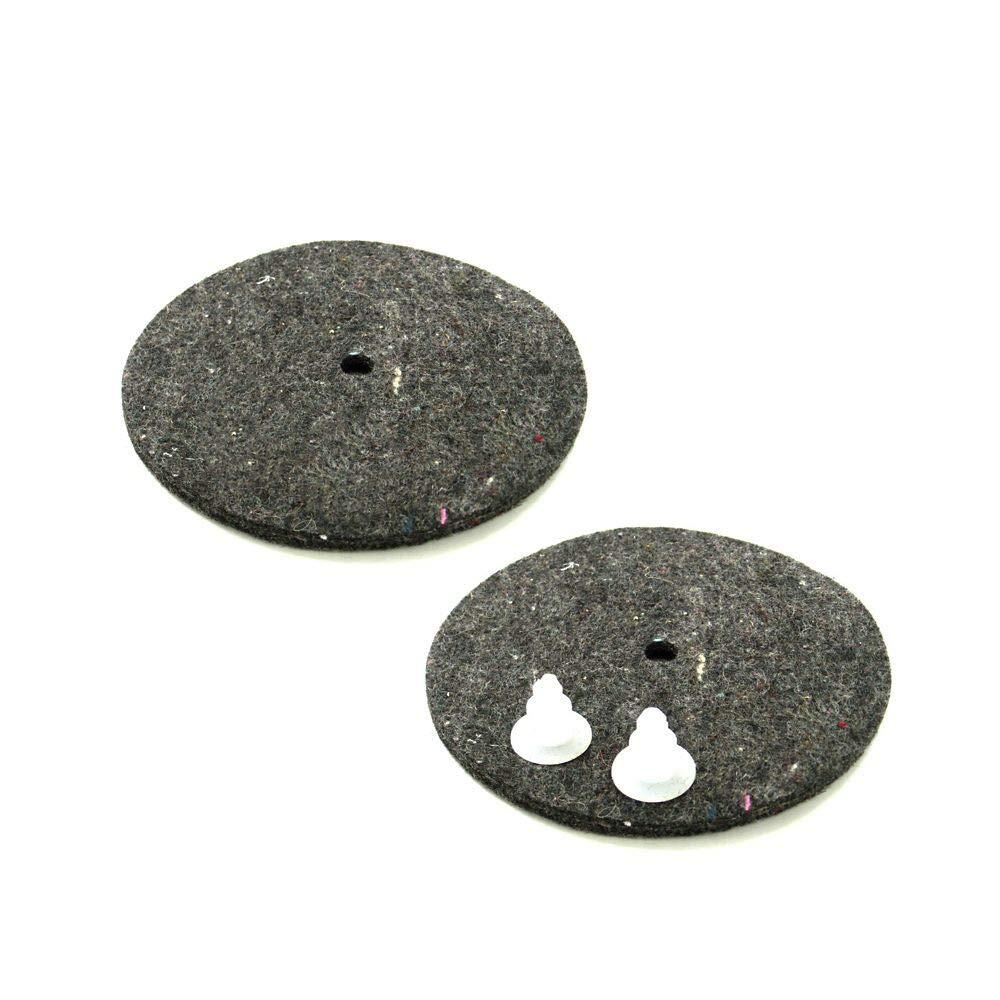 Kenmore 45-0103-7 Buffer/Polisher Felt Buffing Pad and Retainer Set, 6-in Genuin