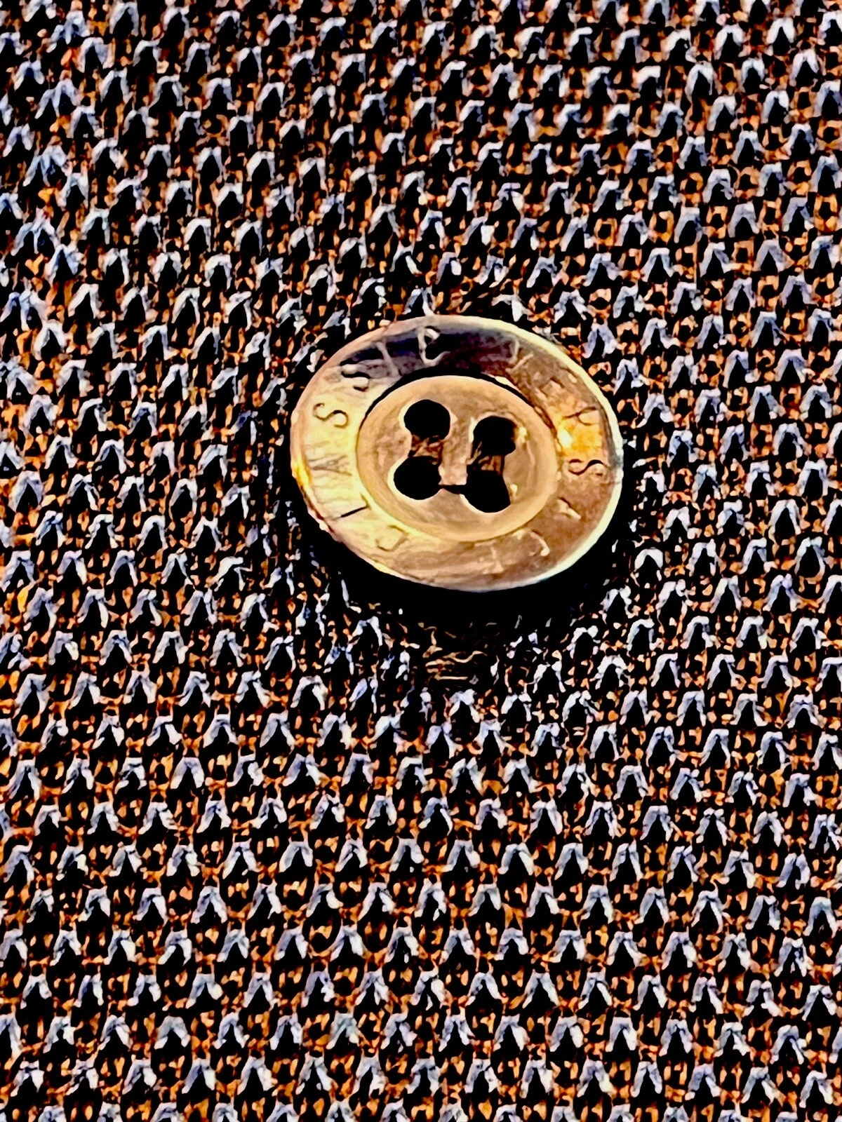 Camicia elegante casual vintage Versace Classic V2 blu uomo 37 14 5 maglia trasparente con bottoni