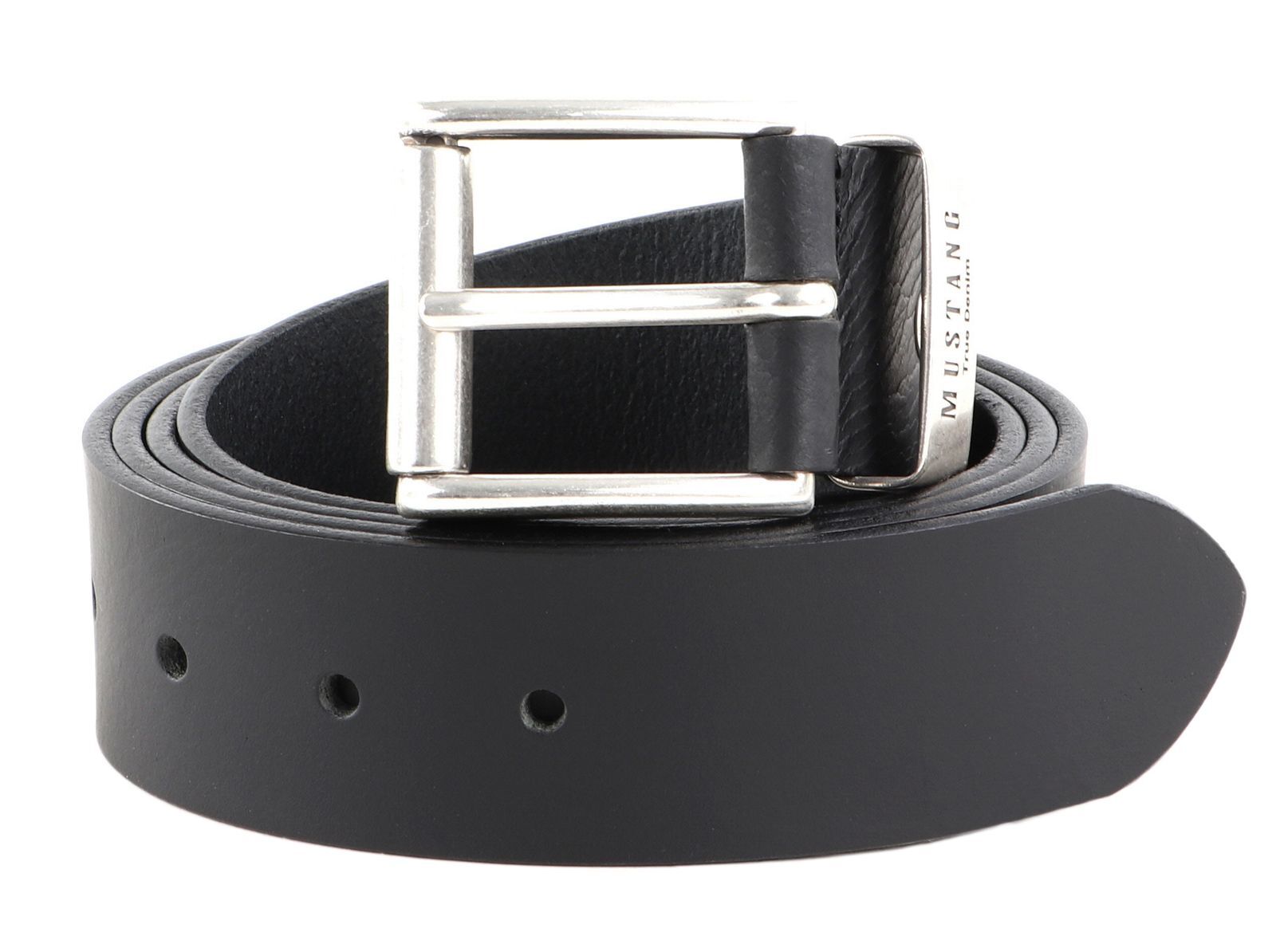 MUSTANG belt Leather Belt 40mm W130 Black