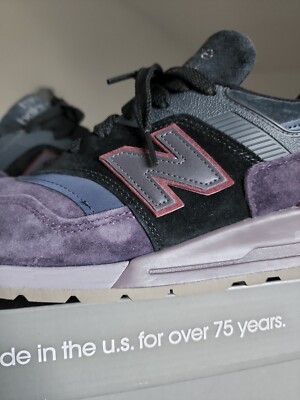 New Balance 997 M997NAK Barf Royal purple 9.5 black gray 9 New Balance 997 M997NAK Barf Royal purple 9.5 black gray 9
