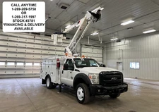 2014 Ford F-550 4x4 45' A/T SM Bucket Truck Service 6.7L Diesel Auto !UNDER CDL!