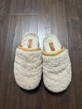 Olukai Womens Pupu Mua Comfort Beige Fluffy Soft Slip On Slipper 20476-2020 US 7