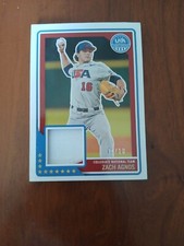 2023 Panini Stars & Stripes USA Baseball - USA Material Gold USAM-ZA /10
