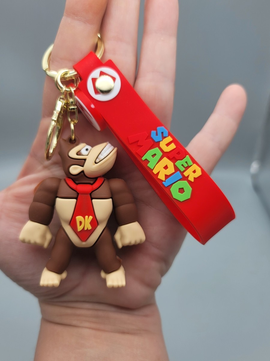 Nintendo Donkey Kong Keychain ドンキーコング Super Nintendo World Donkey Kong Figure Keychain UNIVERSAL
