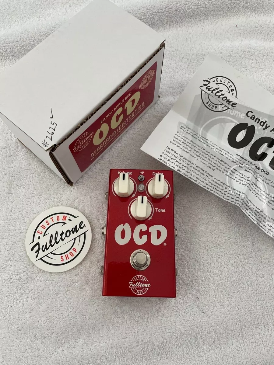 Fulltone Custom Shop Limited Edition OCD V2 Candy Apple Red