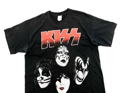 Rare Vintage 90s Kiss Alive Worldwide 96 97 Tour Band Tee Shirt Size L/XL