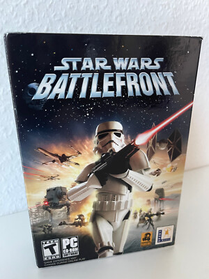 STAR WARS BATTLEFRONT - NEW - SEALED - PC/CD - US-RELEASE - 2004 - NO VGA