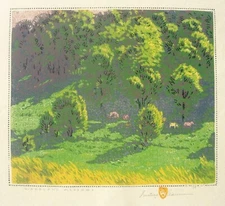 Woodland : Gustave Baumann : 13X19 Archival Art Print