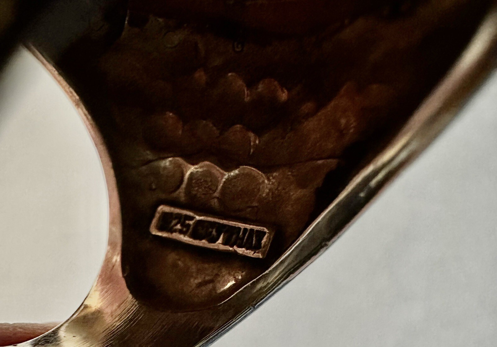 925 Silver Large Green Jasper Statement Ring Size… - image 6