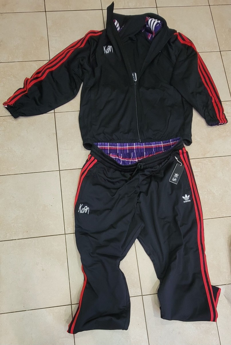 KORN Adidas Originals 30th Anniversary Reversible Track Suit KORN Adidas Originals 30th Anniversary Reversible Track Suit