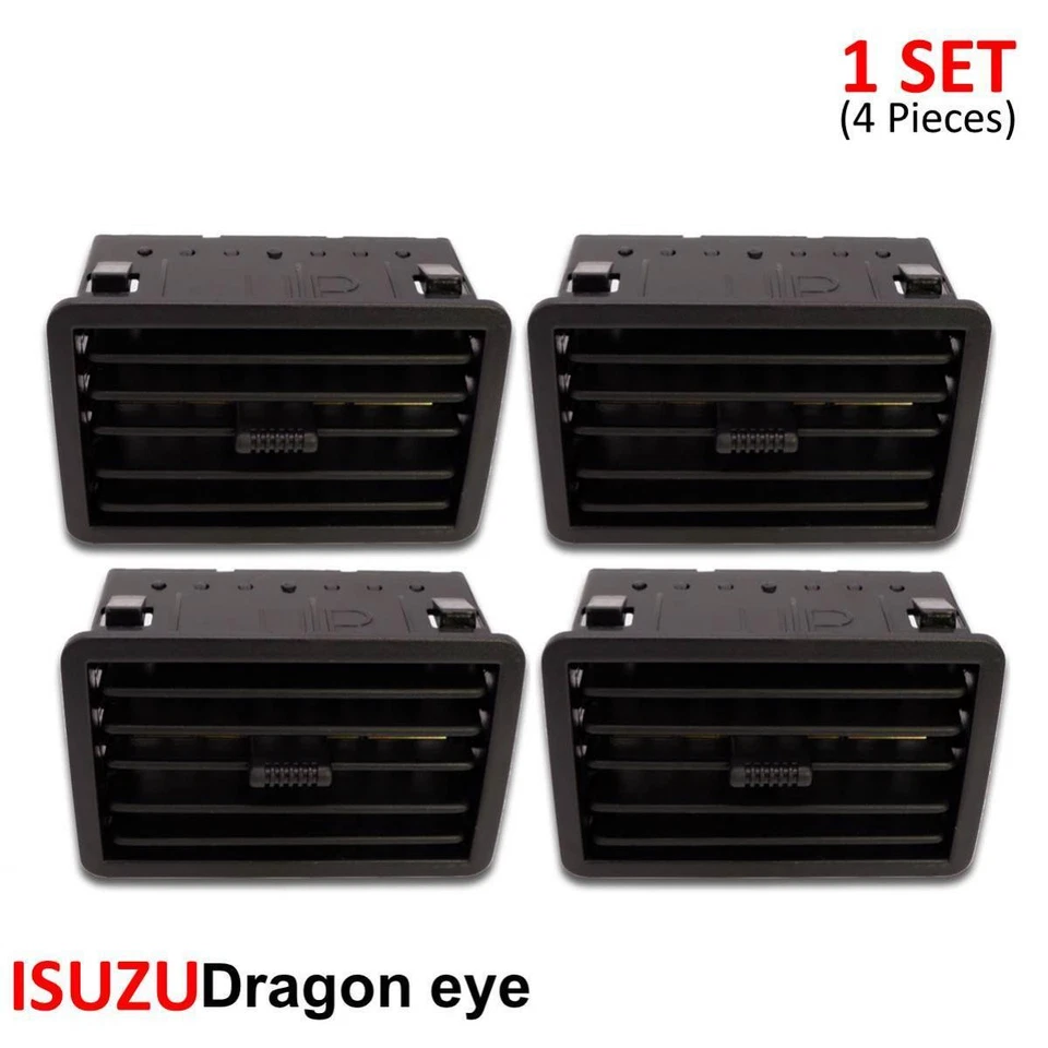 4 piezas. Rejilla de ventilador de ventilación de aire negra para Isuzu Holden TFR Dragon Eyes 97-02 Foto 3 de 4
