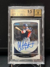 2013 Bowman Chrome Christian Bethancourt Auto BGS 9.5 Gem Mint Prospect Auto