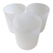Frosted Plastic Lens for 3 Tier Metal Malibu Hampton Paradise, 3 PACK