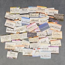 Inspirational Bible Verse Stickers - Set of 10 Random Stickers - Great for VBS
