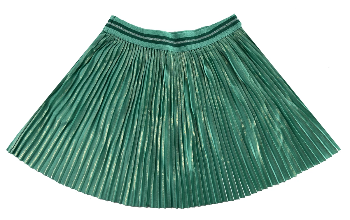 Green top skirt toddler