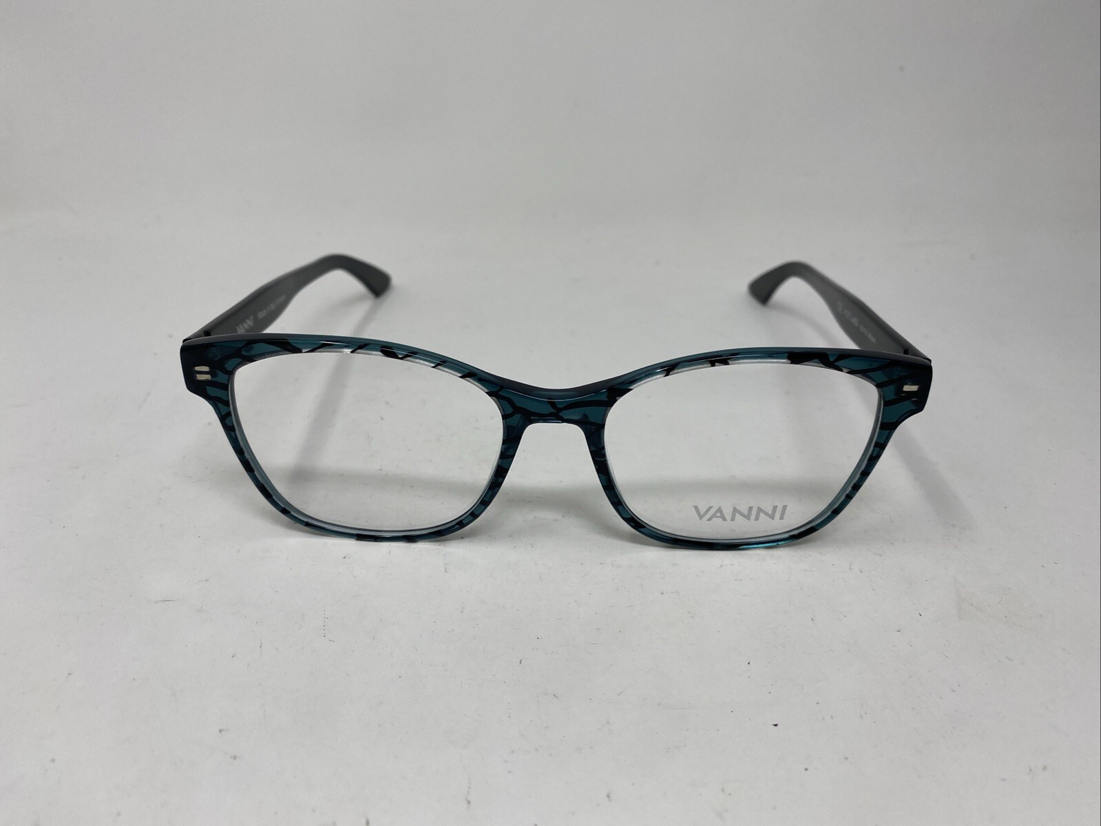VANNI EYEWEAR V1373 A459 50-18-145 GREEN BLACK EYEGLASSES +J47