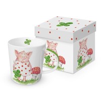 Ppd Tasse Lucky Piggy Henkelbecher Im Geschenkkarton Ppd Trendmug 0,4L