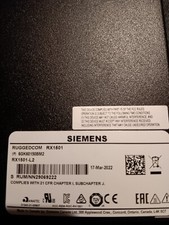 SIEMENS Ruggedcom RX 1501 L-2, Series Utility Grade Layer 2 Switch and Router