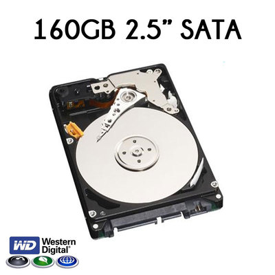 160GB 2,5'' SATA Western Digital / Hitachi Festplatte für Laptop MAC PS3 PS4