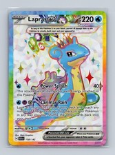 2024 Stellar Crown Lapras ex #158/142 Ultra Rare Pokémon TCG on eBay