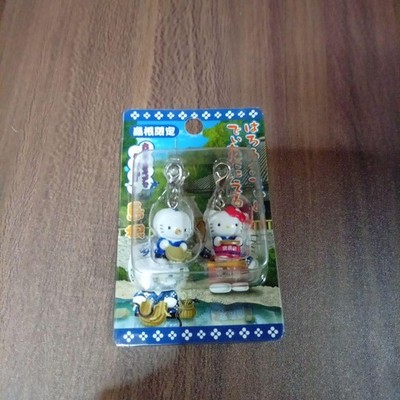 Shimane Yasugibushi Hello Kitty & Dear Daniel Enamel Mascot Pair, 2003