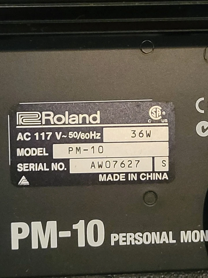 Roland PM-10 V-Drum Speaker System /Amplifier (tested, lightly used) - Image 4 of 4