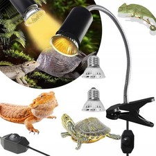 Schildkr&ouml;ten W&auml;rmelampe Reptilien Terrarium Lampe UVA UVB 25 & 50W Heizlicht DE
