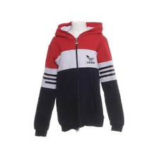 Adidas, Kapuzenpullover, Größe: 170/176, Blau/Weiß/Rot, Baumwolle, Jungen #AYB