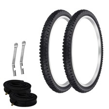 PRO TIRES 24 x 1.95 BLACK P-180 W/ HEAVYDUTY TUBES TIRE LEVERS
