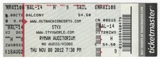Styx 11/8/12 Nashville TN Ryman Auditorium Ticket!