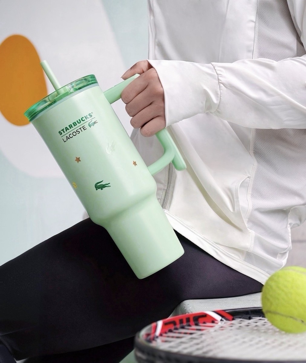 Starbucks x Lacoste Green Tumbler 2026 New China Collection 40oz