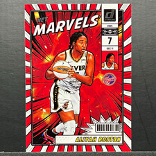 Panini 2025 Donruss WNBA Net Marvels Insert Aliyah Boston #10 Fever