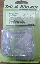 Prime-Line M 6158 Shower Door Handle Set for Shower Doors or Tub