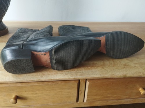 Loblan Handmade Men's 194 Cowboy Boots, Size 46/11.5 - Picture 5 of 8