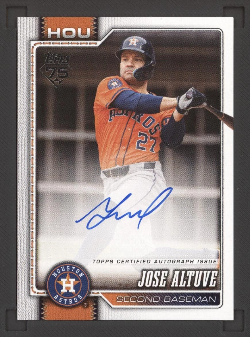 Jose Altuve Autographed Baseball Trading Cards for sale | eBay