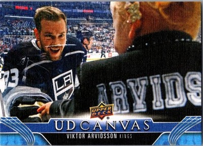 2023-24 Upper Deck Series 1 - Viktor Arvidsson - UD Canvas Insert #C36 LA Kings