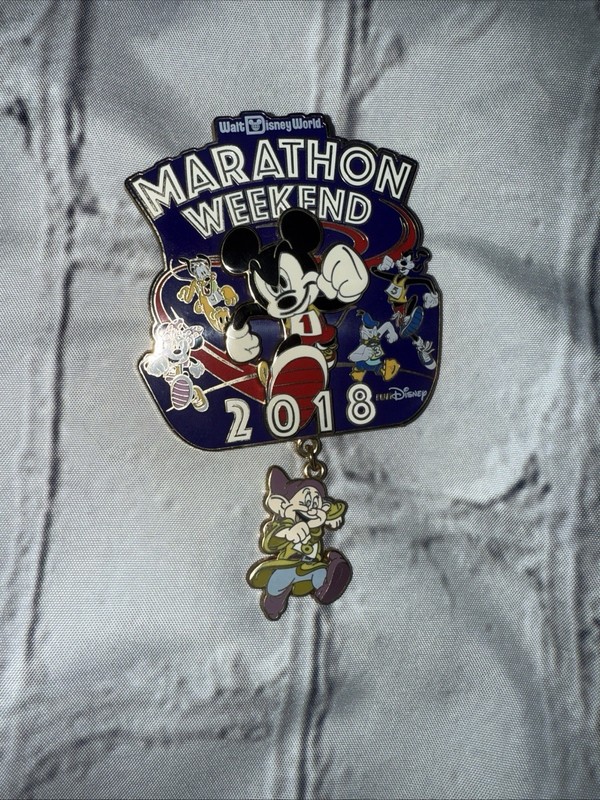 Disney LE Marathon Weekend  2018 Pin Limited Release Walt Disney World
