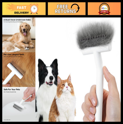 Undercoat Rake & Deshedding Brush for Dogs, Cats, Puppies, Kittens - Grooming To