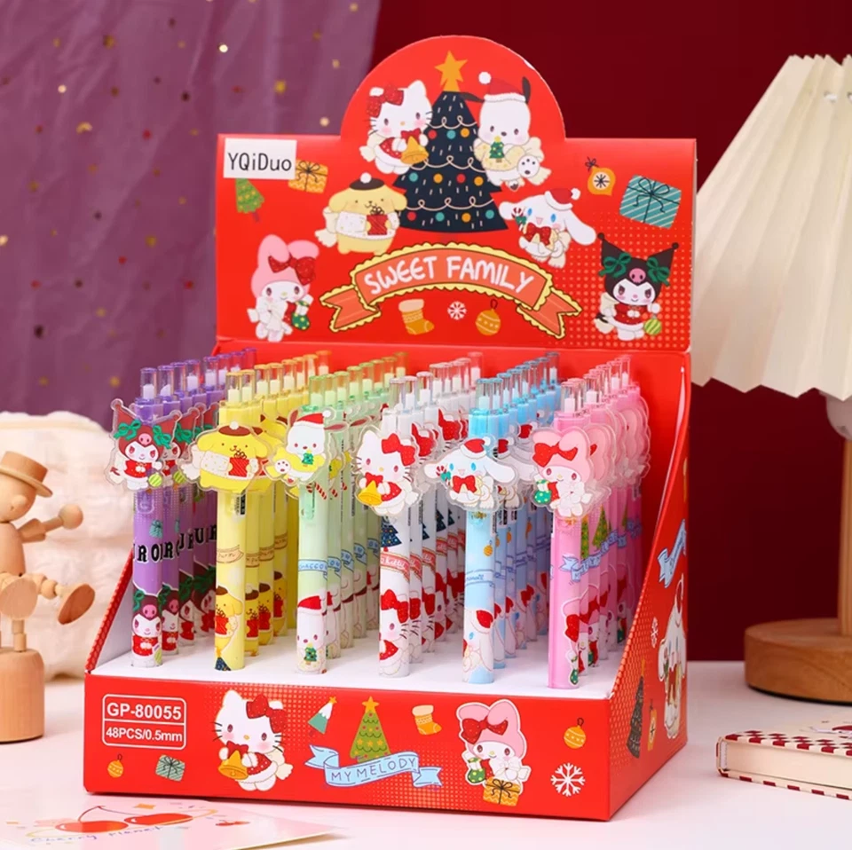 Sanrio Weihnachten Gel Kugelschreiber Kuromi Hello Kitty Cinnamonroll Melody