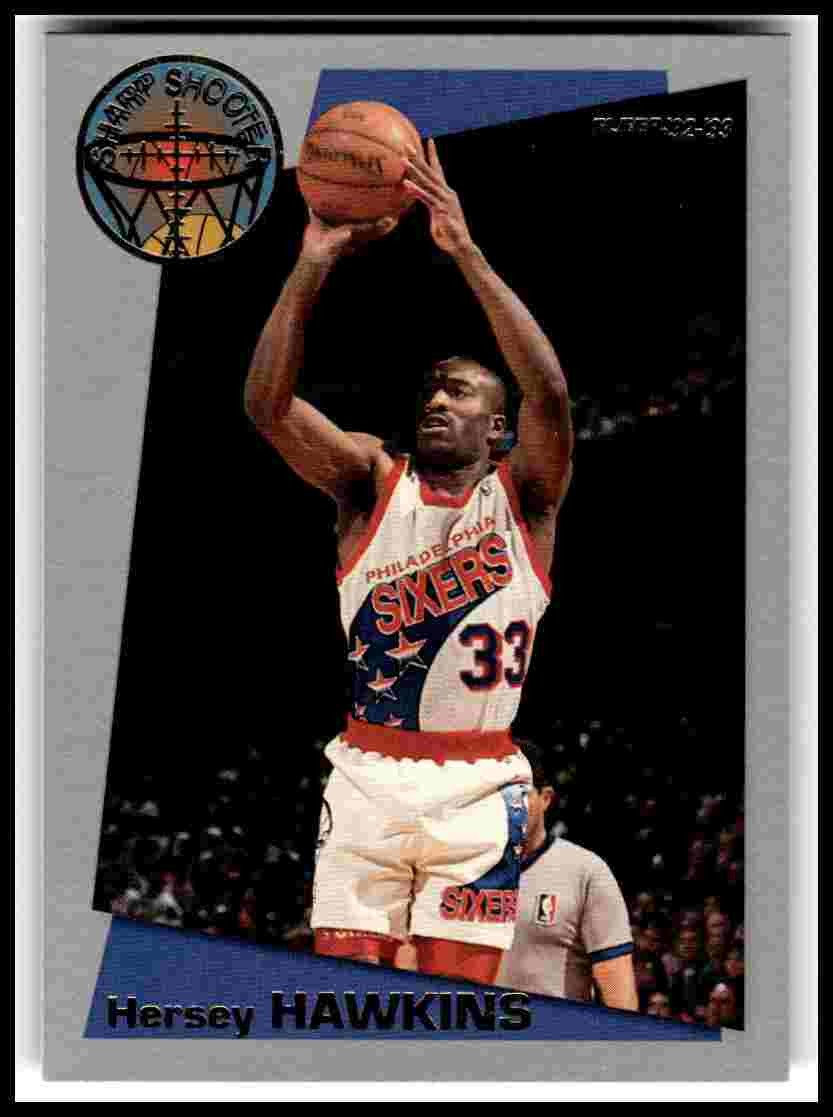 1992-93 Fleer #9 Hersey Hawkins Sharpshooters