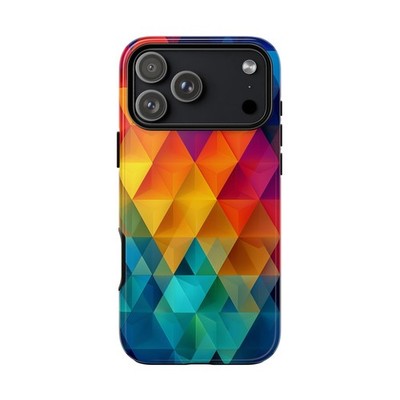 Phone Ink - Case for iPhone / Galaxy / Pixel - Geometric Gradient Triangles