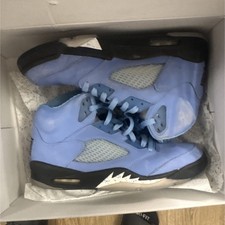 Jordan Air Jordan 5 Men s Mid Top Lace-Up Blu...