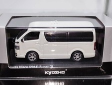 Kyosho 1/43 Toyota Hiace 2014 Super GL White Diecast Model Car New