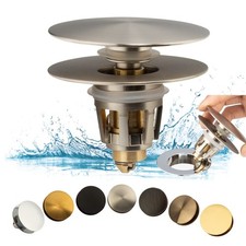 Universal Bathroom Sink Drain Stopper, Fits Most Pop-Up Drains for Vessel Sin...